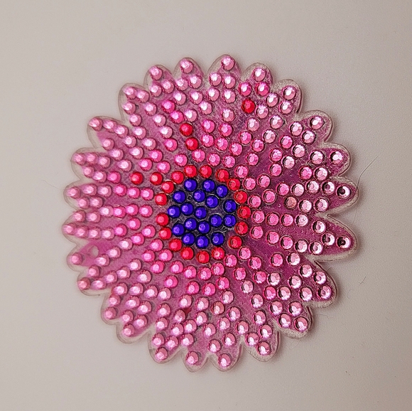 Beautiful Pink Flower Magnet - Picture 3 of 3